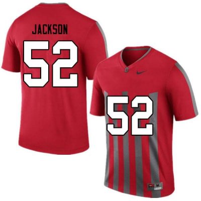 NCAA Ohio State Buckeyes Men's #52 Antwuan Jackson Retro Nike Football College Jersey RKC5245SF